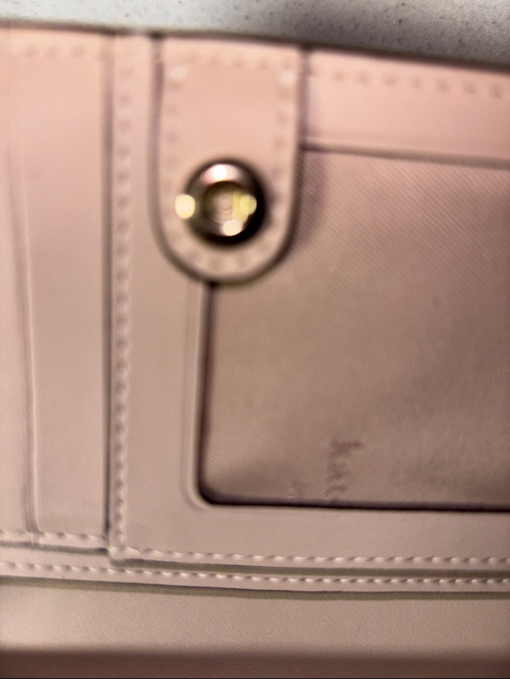 kate spade taupe saffiano leather continental wallet - Picture 10 of 13